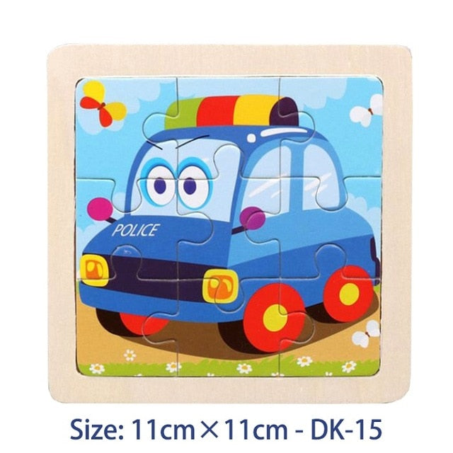 38 Style Cartoon Wooden Puzzle