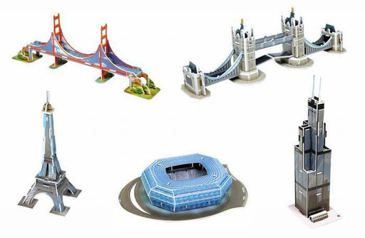 3D puzzle Pop Up World Famous Mini Architechture Series 1 Education present DIY