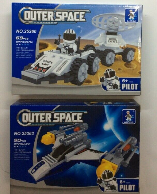 2 Sets Ausini Outer Space High Quality Building Block Toys for kids