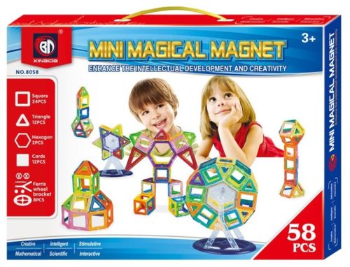 Mini magical magnet playset 58 pcs