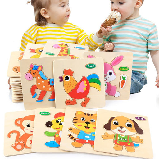 Colorful Wooden Puzzle