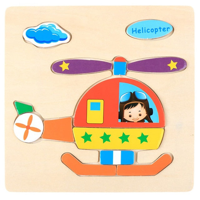 Colorful Wooden Puzzle