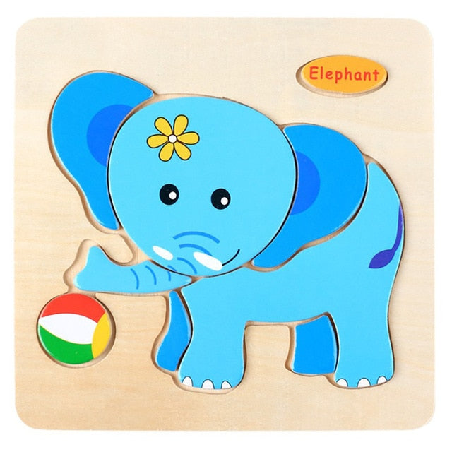 Colorful Wooden Puzzle