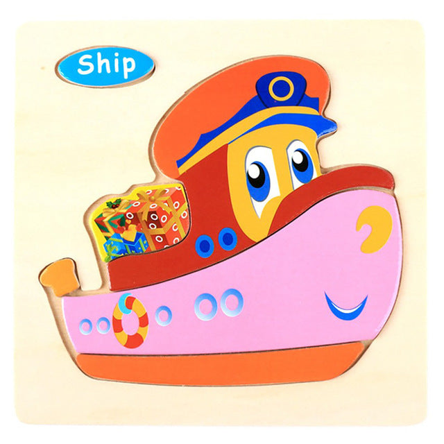 Colorful Wooden Puzzle