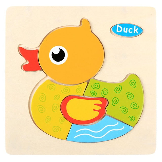 Colorful Wooden Puzzle