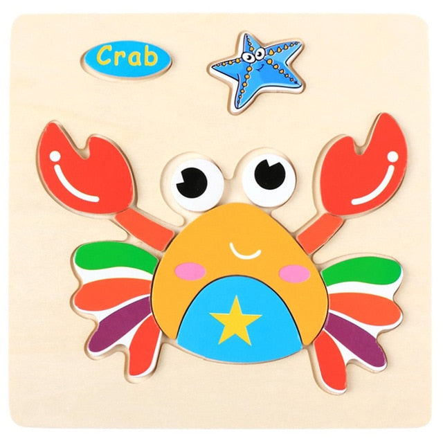 Colorful Wooden Puzzle