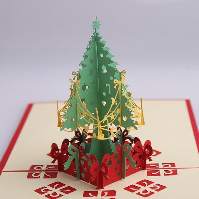 3D  Christmas Greeting Cards