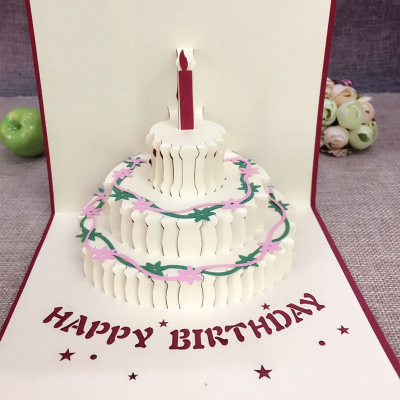 Birthday Greeting  3D Cards