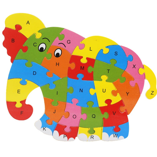 Wooden Elephant Puzzles