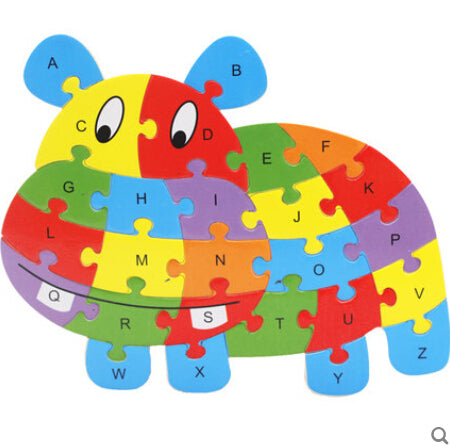 Wooden Elephant Puzzles