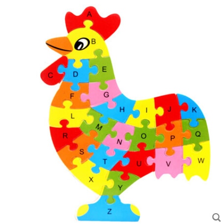 Wooden Elephant Puzzles