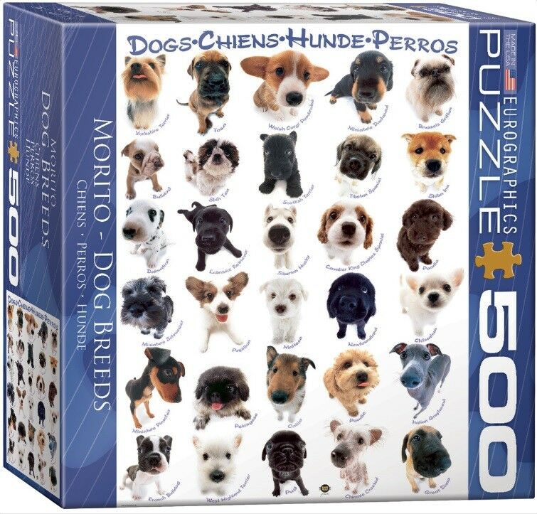 Eurographics jigsaw puzzle 500 ps Dogs Breeds
