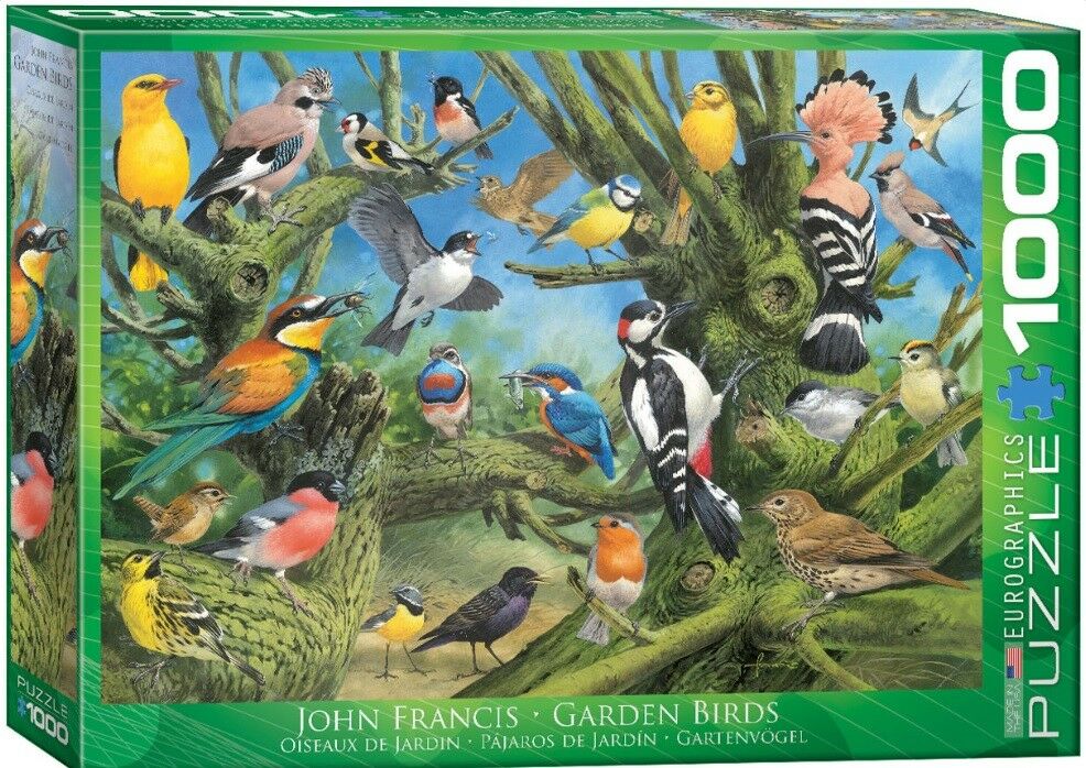Eurographics jigsaw puzzle 1000 Garden Birds