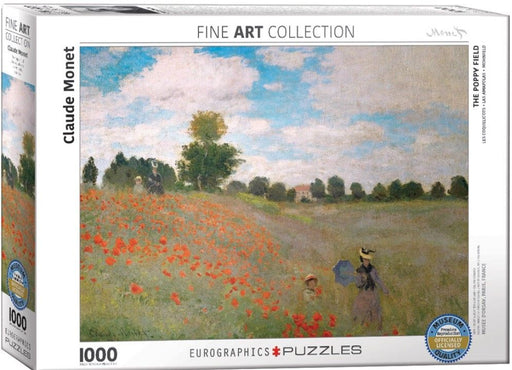 Eurographics jigsaw puzzle 1000 The Poppy Field by Claude Monet
