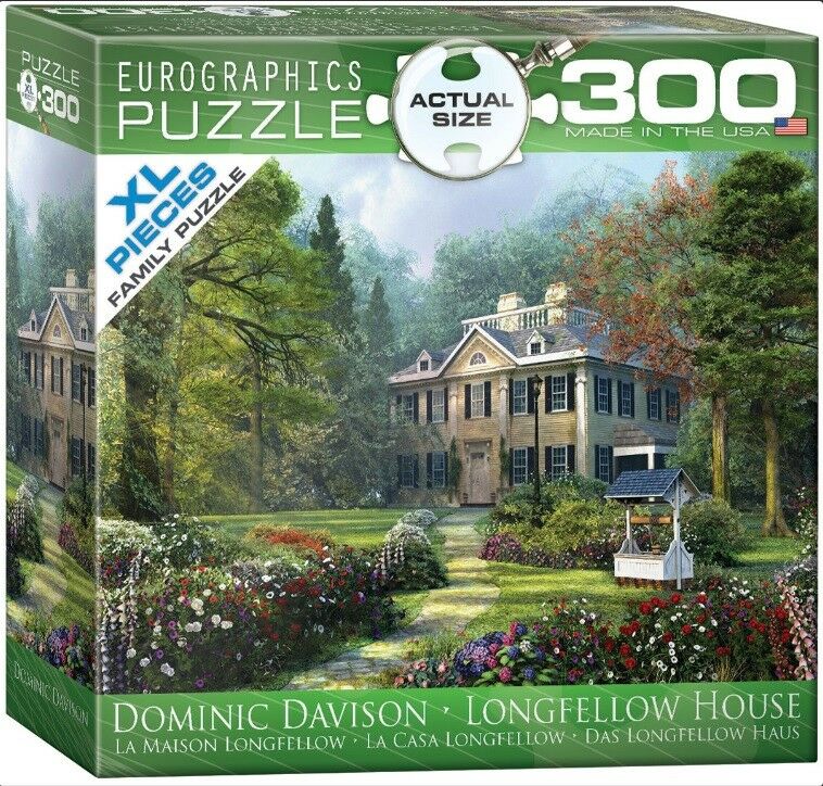Eurographics jigsaw puzzle 300 pieces LongFellow House by Dominic Davison