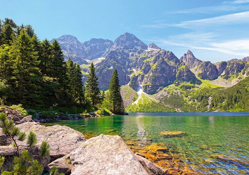 Castorland jigsaw puzzle 1000 Morskie Oko lake - poland