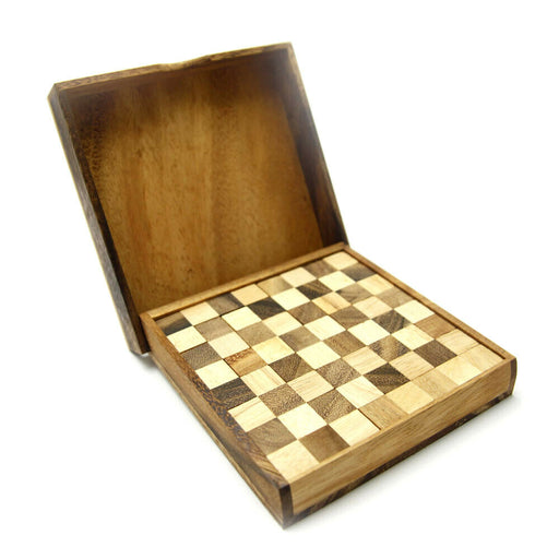 Pento Chess Puzzle - Wooden 3D Logic Wood Brain Teaser Puzzle