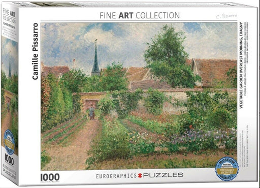 Eurographics jigsaw puzzle 1000 Vegtable garden Overcast Morning Camille Pissaro