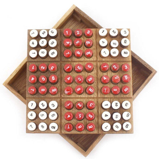 Sudoku - Wooden 3D Logic Wood Brain Teaser Puzzle