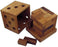 5+1 total 6 wooden puzzles Wooden 3D Logic Brain Teaser Puzzle