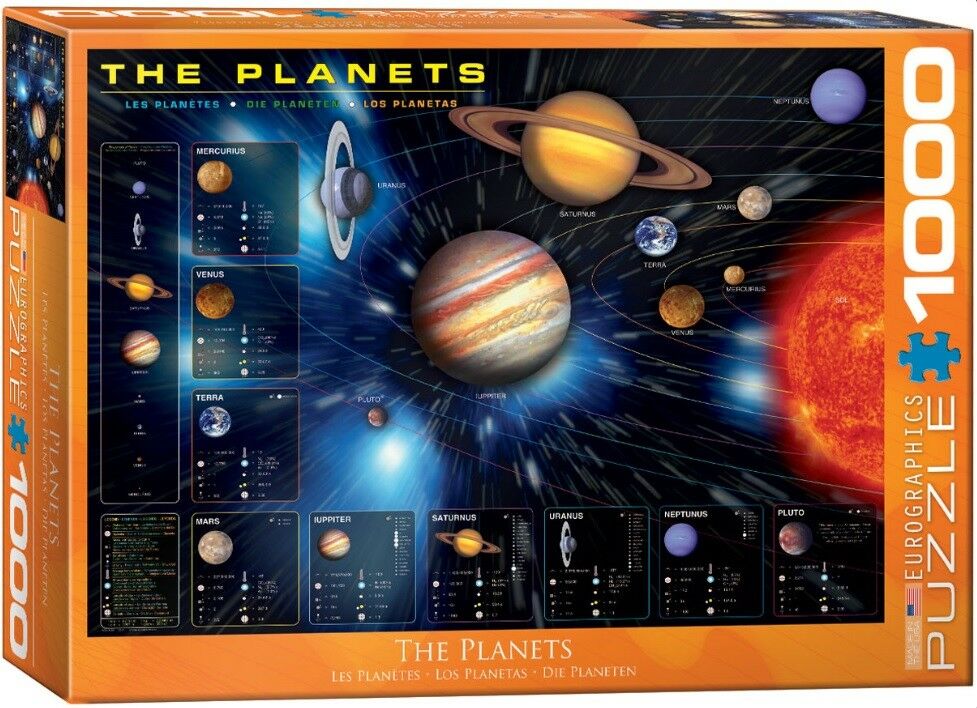 Eurographics jigsaw puzzle 1000 the planets