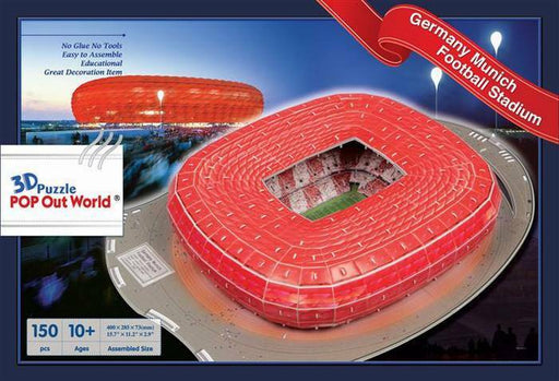 3D puzzle Pop Up Germany Munich Stadium Educational present DIY