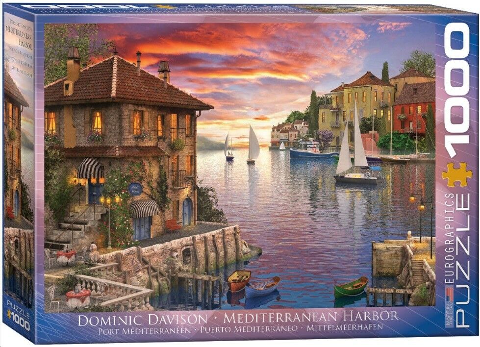 Eurographics jigsaw puzzle 1000 Mediterranean harbor