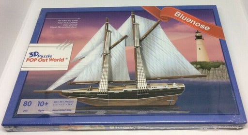 3D puzzle Pop Up World Bluenose - Canadian Yacht schooner - Education present