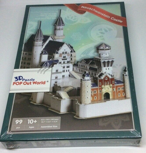 3D puzzle Pop Up World Neuschwanstein Castle Education tool special present DIY