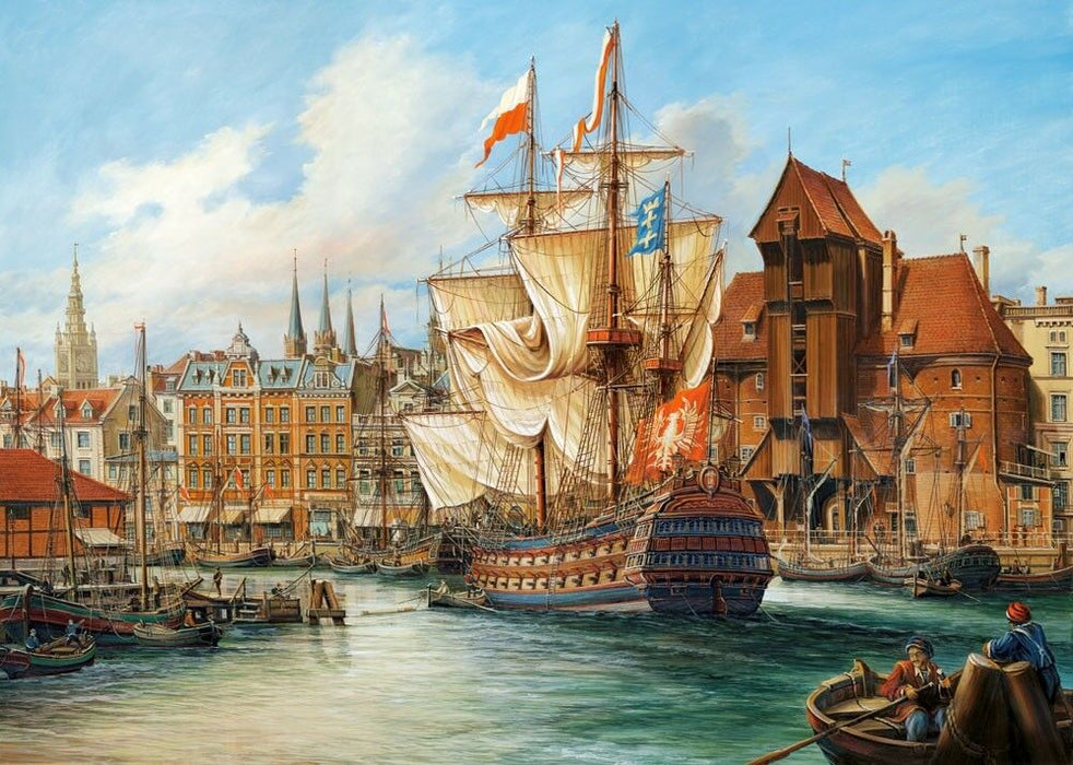 Castorland jigsaw puzzle 1000 The old Gdansk