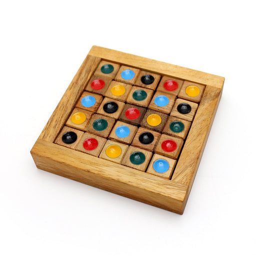Color Sudoku - Wooden 3D Logic Wood Brain Teaser Puzzle