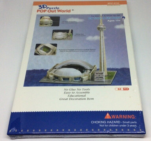 3D puzzle Pop Up World CN Tower & Sky Dome Education present DIY