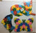 3 sets Dolphin & Cat & Butterfly Wooden ABC Numbers Puzzle For Kids