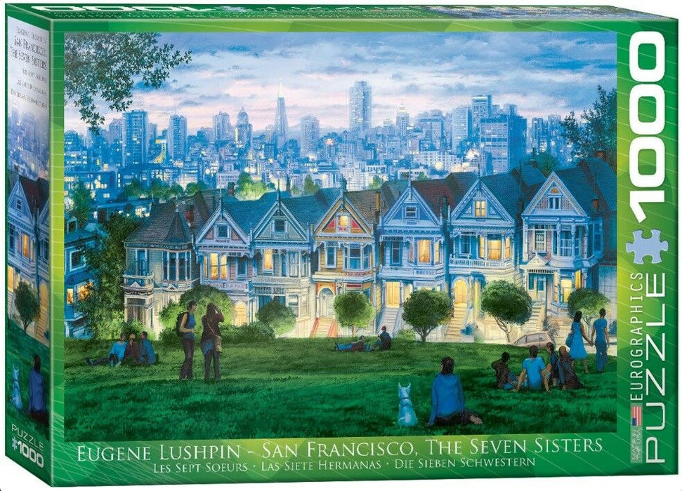 Eurographics jigsaw puzzle 1000 The Seven Sisters - San Francisco