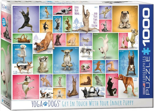 Eurographics jigsaw puzzle 1000 Yoga Dogs