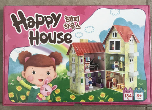 3D puzzle Pop Up World Happy House Education tool special present DIY