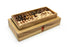 Set of Chess Checkers and Backgammon - Wooden 3D Logic Wood Brain Teaser