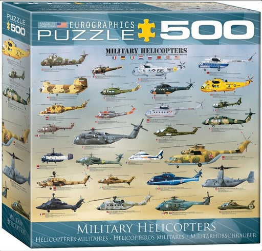 Eurographics jigsaw puzzle 500 pieces Militery Helicopters