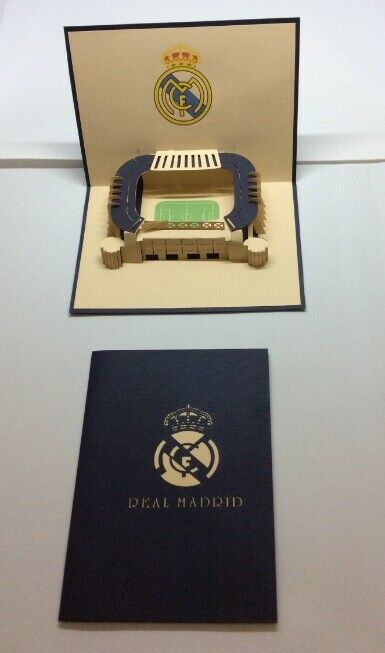 FC Real Madrid Stadium 3D Paper Pop Up Art special present