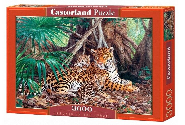 Castorland jigsaw puzzle 3000 - Jaguars in the Jungle