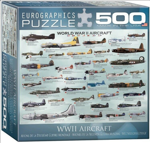 Eurographics jigsaw puzzle 500 pieces WWII Air craft