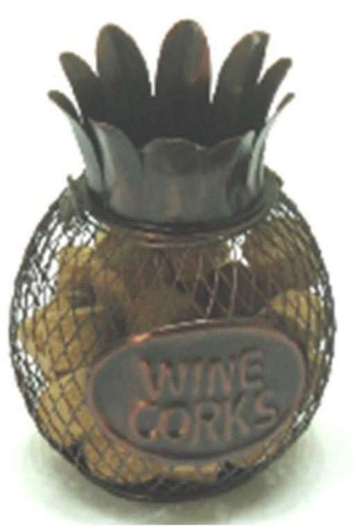 Wine Pineapple Cork Holder collector Metal Modern design Bar Kitchen Gift