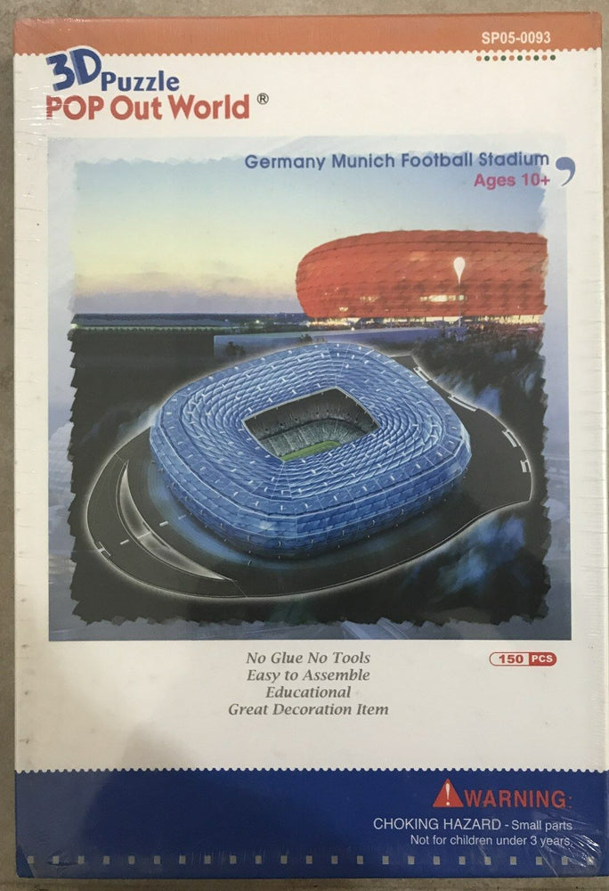 3D puzzle Pop Up World Germany Munich Stadium Education tool present DIY