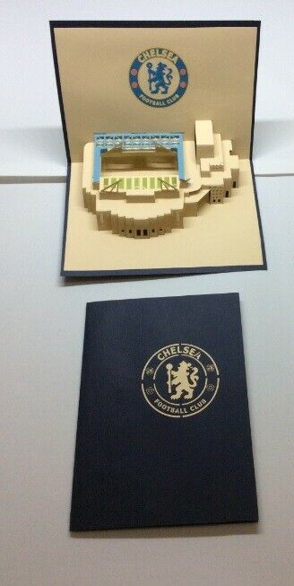 FC Chelsey Stadium 3D Paper Pop Up Art special present