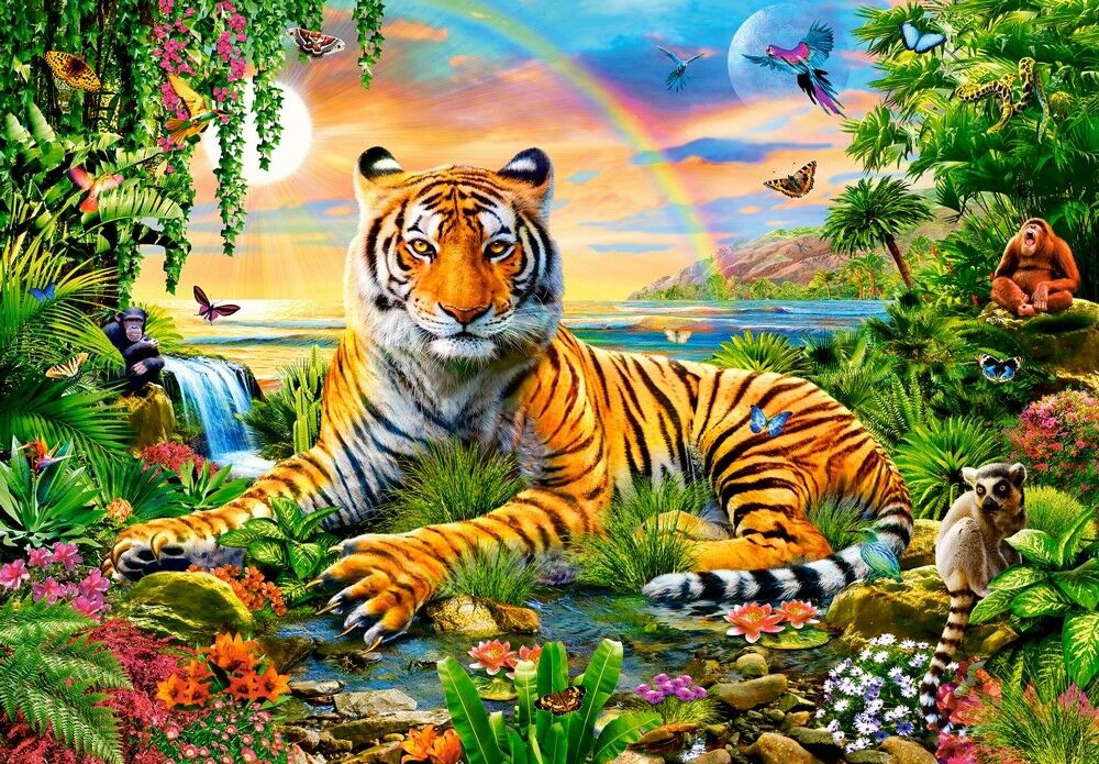 Castorland jigsaw puzzle 1000 King of the jungle