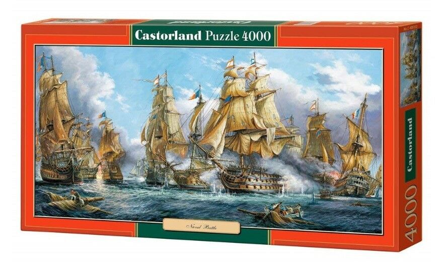 Castorland jigsaw puzzle 4000 - - Naval Battle ships