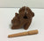 Cat Hand Carved Wooden Figuire For Decor