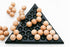 Tri puzzle Pyramid shape puzzle Wooden 3D Logic Wood Brain Teaser Puzzle