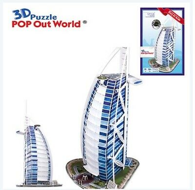 3D puzzle Pop Up World Burj Al Arab Dubai Education special present DIY