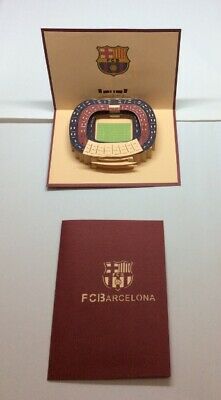 FC Barcelona Stadium 3D Paper Pop Up Art special present